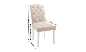 Scaun Living KJCLM056 Bej/Alb