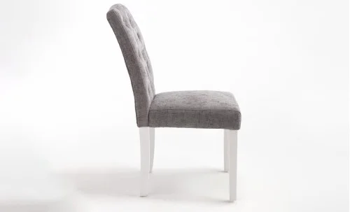 Scaun Living KJCLM056 Gri/Alb
