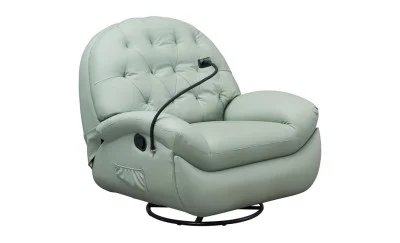 Fotoliul cu Recliner KJLC041 Verde, cu suport de telefon