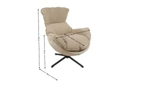 Fotoliu Rotativ KJLC062L Maro