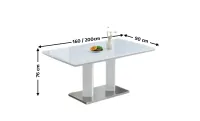 Masa Living Extensibila  Alb KJT381