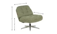 Scaun Rotativ LCM0101AS Verde 1