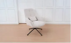 Scaun Living Rotativ LCM0102AS Bej