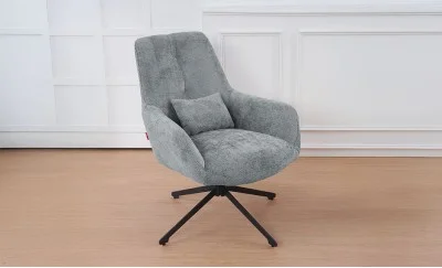 Scaun Living Rotativ LCM0102AS Albastru Deschis