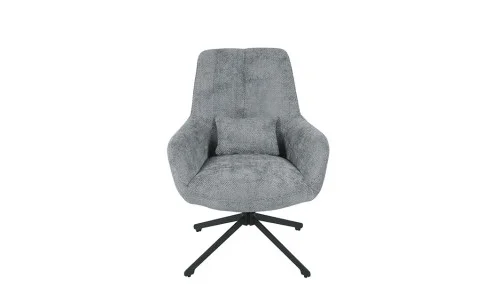 Scaun Living Rotativ LCM0102AS Albastru Deschis