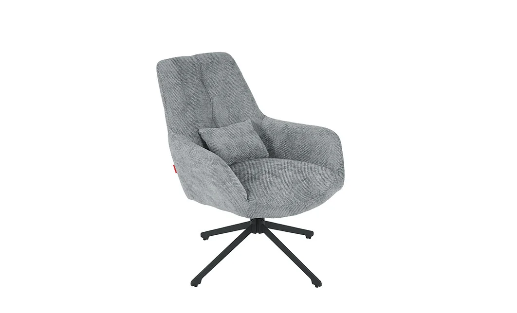 Scaun Living Rotativ LCM0102AS Albastru Deschis 3