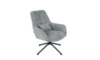 Scaun Living Rotativ LCM0102AS Albastru Deschis 3