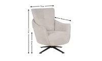 Scaun Rotativ LCM0103AS Bej