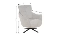 Scaun Rotativ LCM0103AS Gri 1