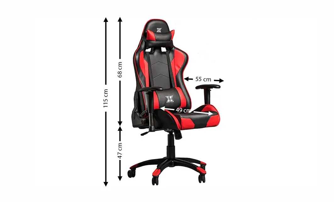 Scaun Gaming OC139 Negru + Rosu 1