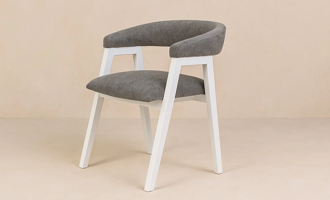 Set Masă Living Extensibilă Palmdale Albă cu 6 Scaune Carolina 10