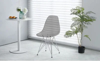 Scaun PP712 Plastic Transparent-Gri