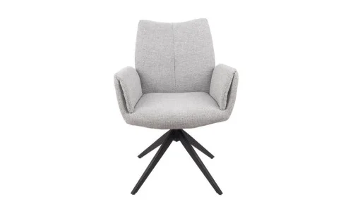 Scaun Living Rotativ KJC77 Gri Deschis