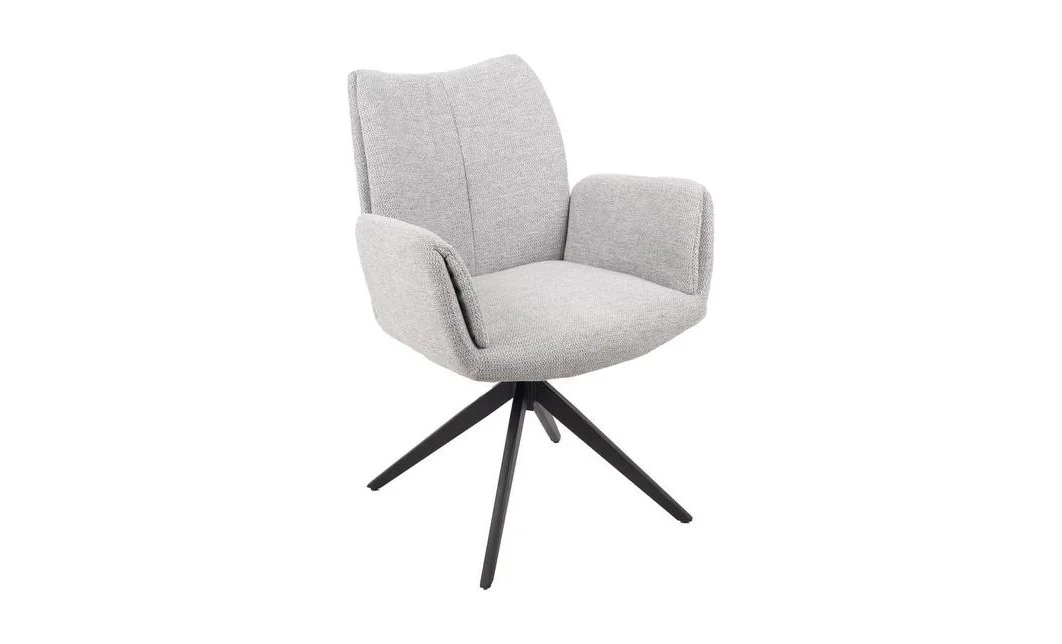 Scaun Living Rotativ KJC77 Gri Deschis 2