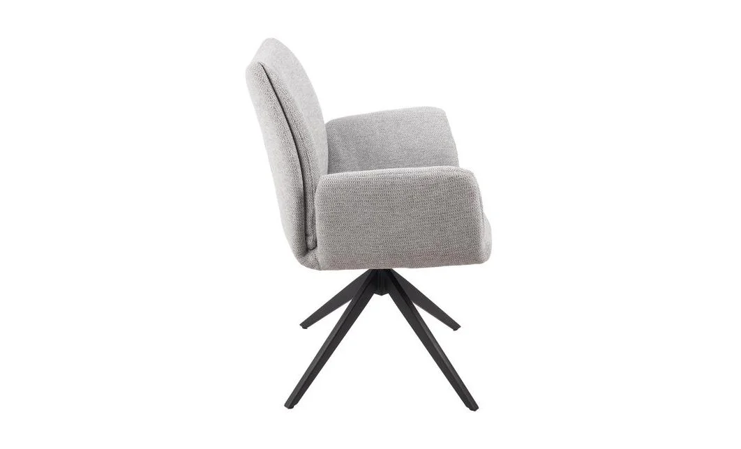 Scaun Living Rotativ KJC77 Gri Deschis 4