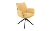 Scaun Living Rotativ KJC77 Galben 3