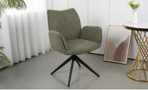 Scaun Living Rotativ KJC77 Verde