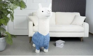 Taburet Alpaca  KJP4336, Albastru