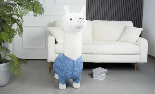 Taburet Alpaca  KJP4336, Albastru