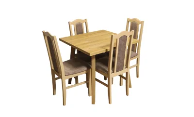 Set Masă Living Oslo 1 cu 4 Scaune Boss II