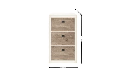 Cuier Modular Hol Koen 2 Alb/Sonoma