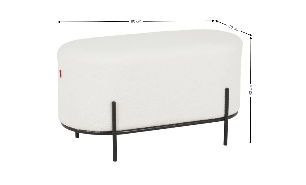 Taburet KJP246, Alb 3