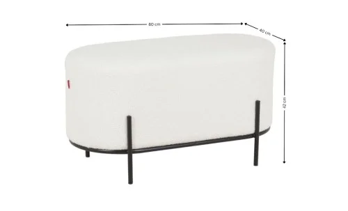 Taburet KJP246, Alb