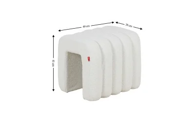 Taburet KJP4177 Alb