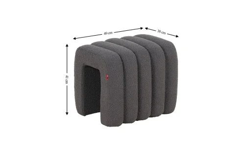 Taburet KJP4177 Gri