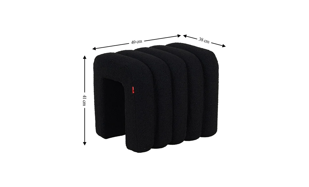 Taburet KJP4177 Negru 1