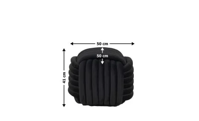 Taburet P030, Negru