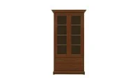 Vitrină Living Sonata 2D2S cu 2 Sertare și 2 Uși, Nuc / Maro  2